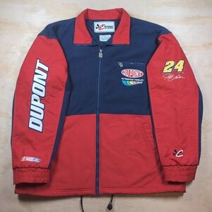 Vintage Chase Authentics Jacket Men's L Jeff Gordon 24 Nascar Racing Dupont
